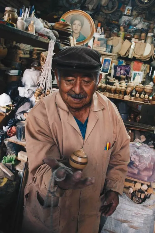 Jorge, o campeão de campeonatos de peões do Equador