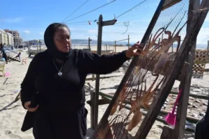 As ondas gigantes de Nazaré, em Portugal
