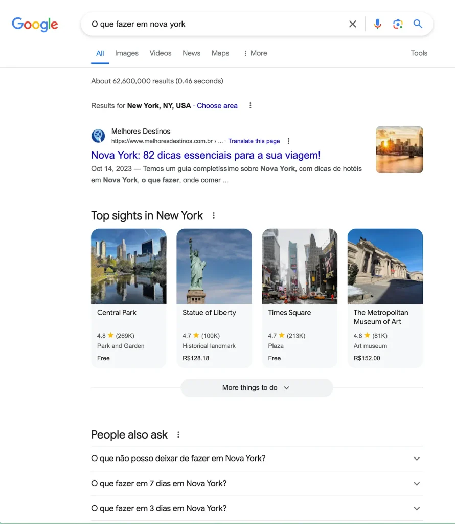 Resultados da busca do google est&atilde;o excluindo sites independentes