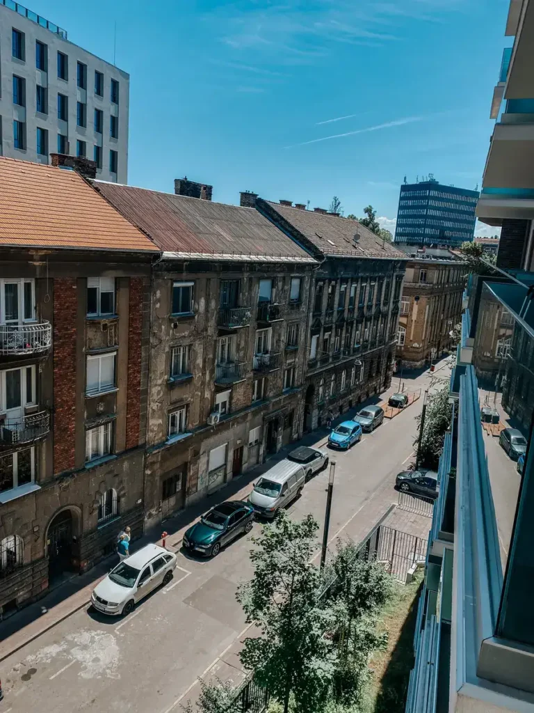 Casas no bairro judeu de budapeste